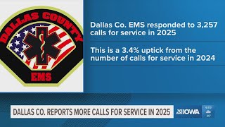 Dallas County EMS reports increased calls in 2025