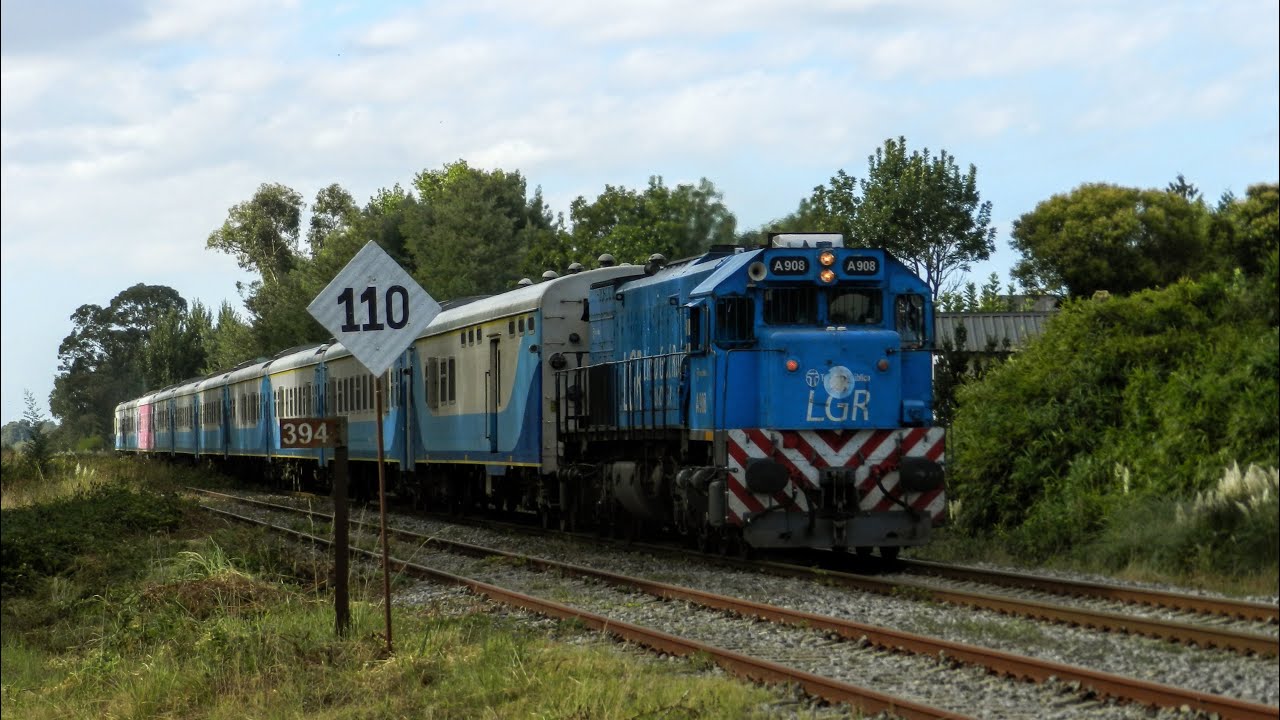 Pasada del 306 y 303 al mando de las GT22!! X el km 393 y 394 | #trenesargentinos #lineagralroca 
