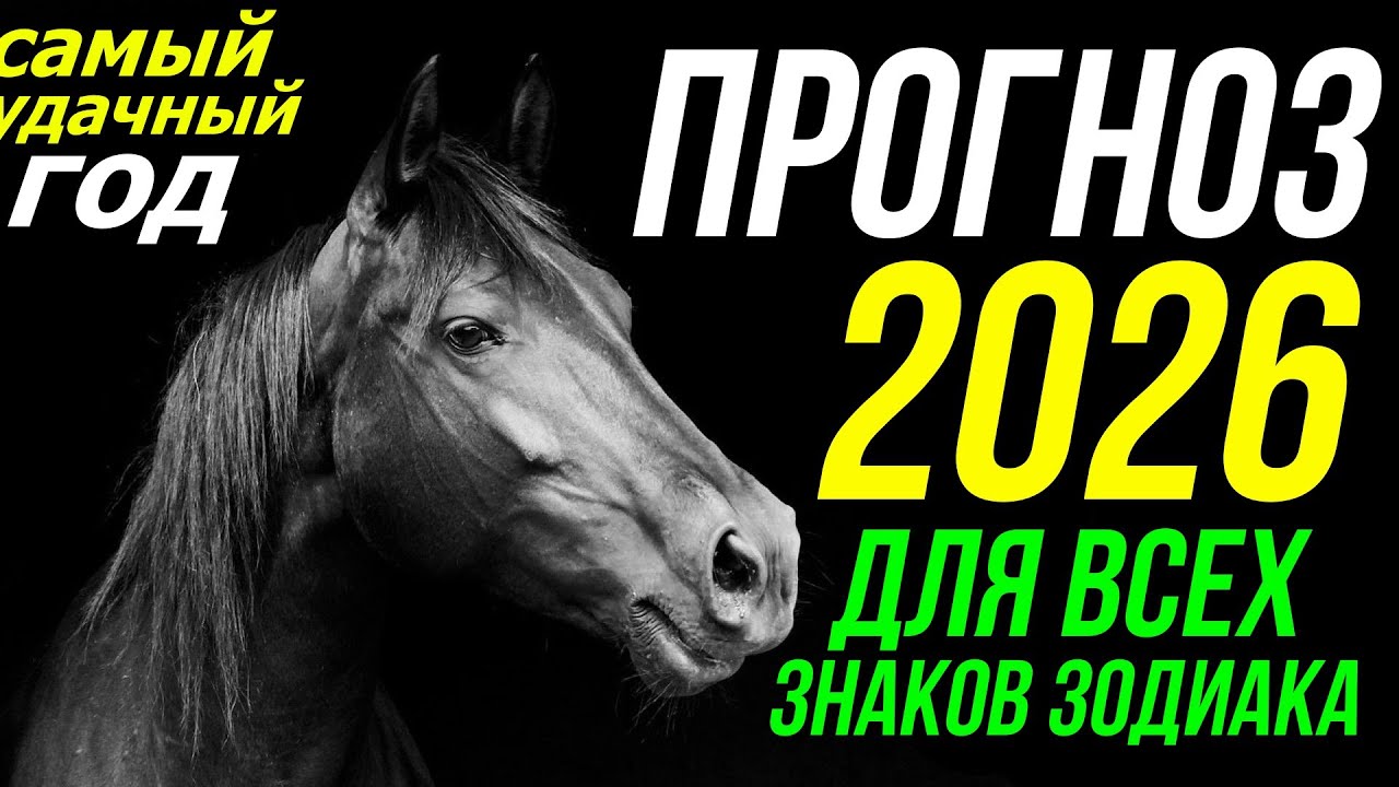 ПРОГНОЗ НА 2026 ПО ЗНАКАМ ЗОДИАКА. ПРЕКРАСНЫЙ ГОД, ГОД УДАЧИ И ИЗОБИЛИЯ 😀