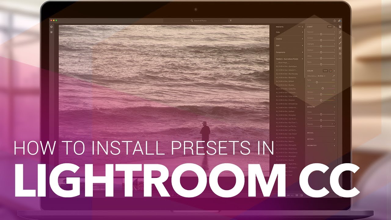 How To Install Presets In Adobe Lightroom Cc 2017
