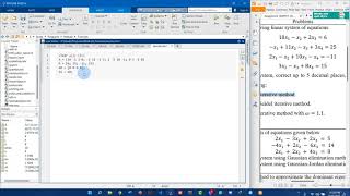 Jacobi Iterative Method | System of Linear Equations in Matlab
