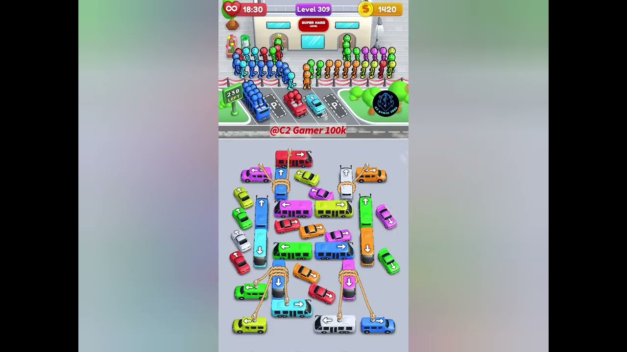 Crowd Express level 309 walkthrough solution - YouTube
