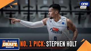 Terrafirma takes Stephen Holt no. 1 in Season 48 Draft | PBA Season 48 Rookie Draft