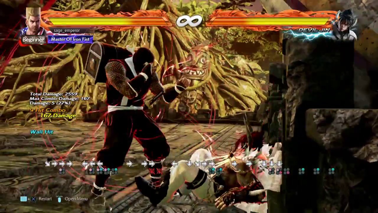 Paul 167 Combo Damage TEKKEN 7 (PS4) YouTube