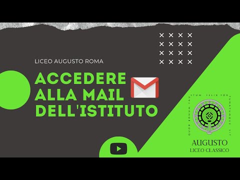 Accedere alla mail dell'istituto - Liceo Augusto Roma