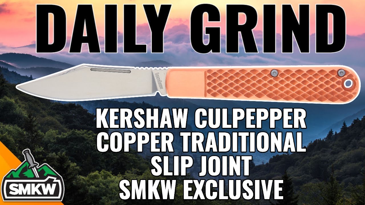 Kershaw Culpepper Copper Traditional Slip Joint SMKW Exclusive - YouTube
