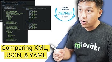Comparing XML, JSON, and YAML (DevNet)
