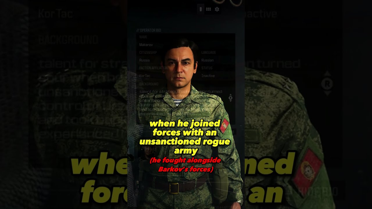 Makarov's father killed himself & captured by Captain Price in Verdansk's Gulag (Modern Warfare 3)