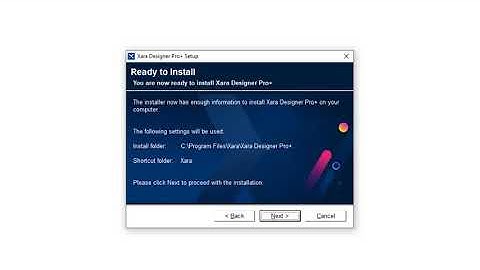 Tutorial Install Xara Designer Pro+