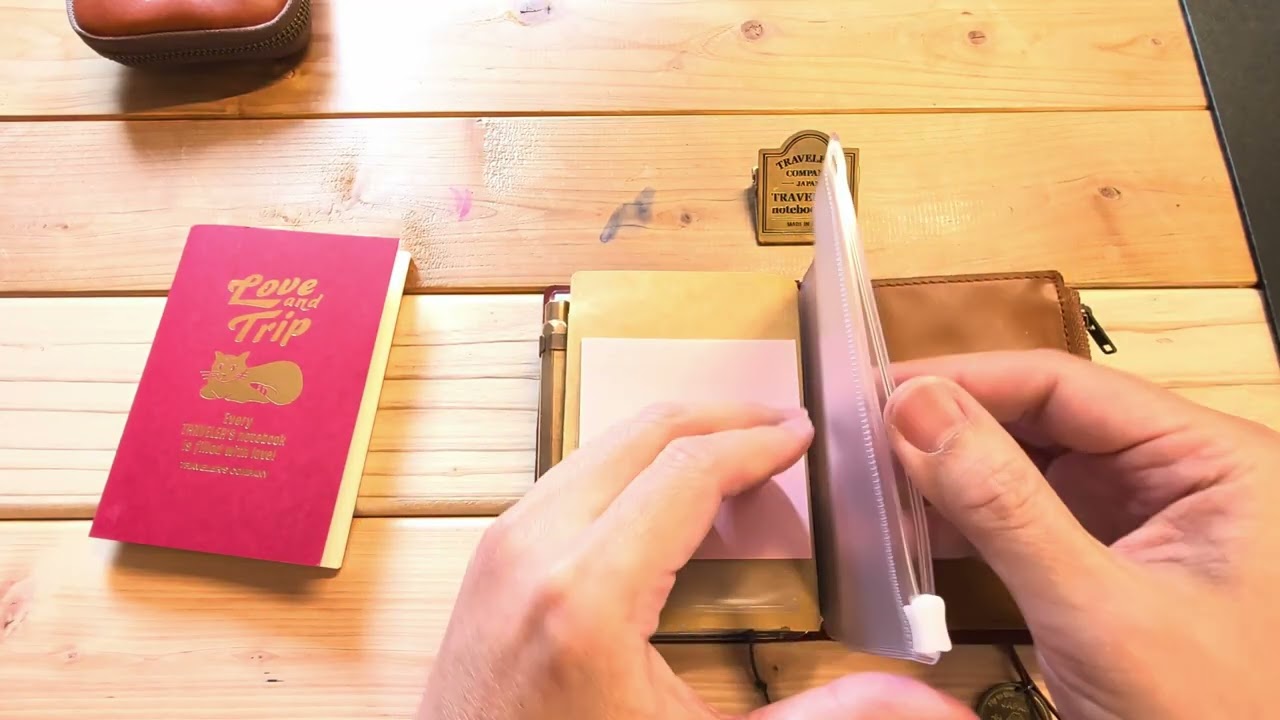 トラベラーズノートをこう使ってます（パスポートサイズ）