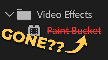 Paint Bucket Effect Replacement / Workaround / Fix in Premiere 2025