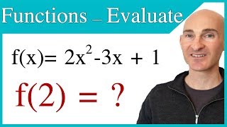 Evaluating Functions (Intro to Function Notation)