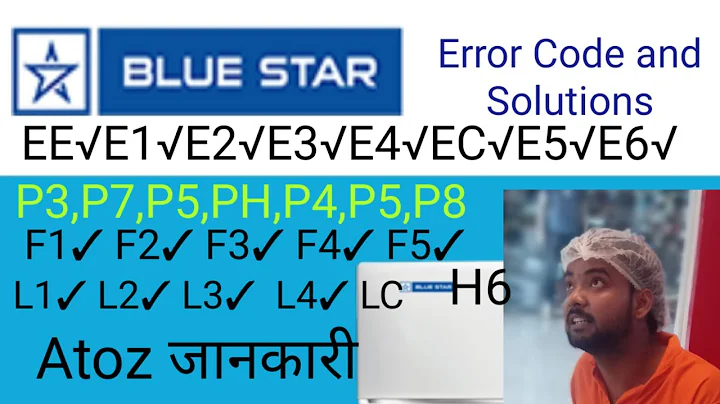 Blue Star Error Code  List|Inverter Ac| A2Z Error की जानकारी