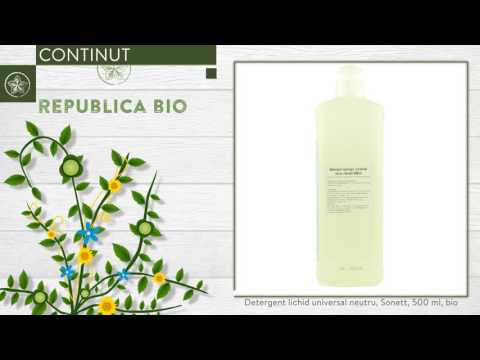 Detergent lichid universal neutru, Sonett, 500 ml, bio