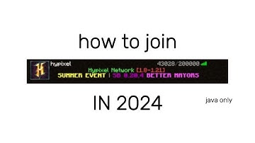 how to join hypixel in 2024!!! java
