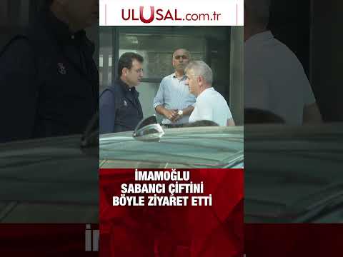 İmamoğlu'ndan Ali Sabancı - Vuslat Doğan Sabancı çiftine ziyaret #imamoğlu #sabancı #keşfet #shorts