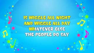 Video thumbnail of "Wiggly Woo | Sing A Long | The Worm Song | Nursery Rhyme | KiddieOK"