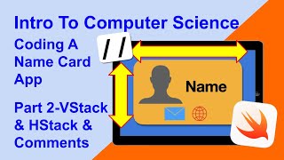 SwiftUI Name Card App - Part 2 Adding Layout & Comments In Swift Playgrounds Profile