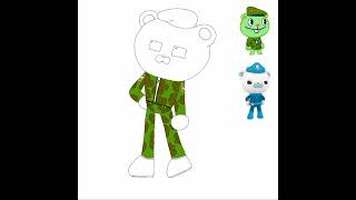[SPEEDPAINT] Captain Barnacles as Flippy