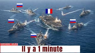 Des navires de guerre russes ont défié la Marine française — Grave erreur !