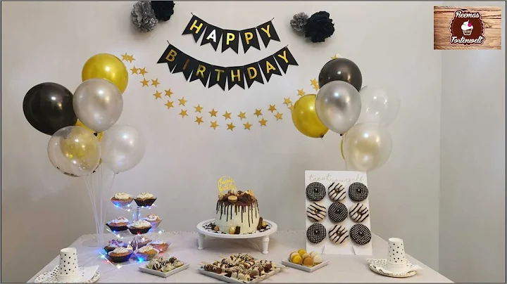 Birthday table dekoration ideas | Geburtstag deko Ideen | how to decorate table for birthday party