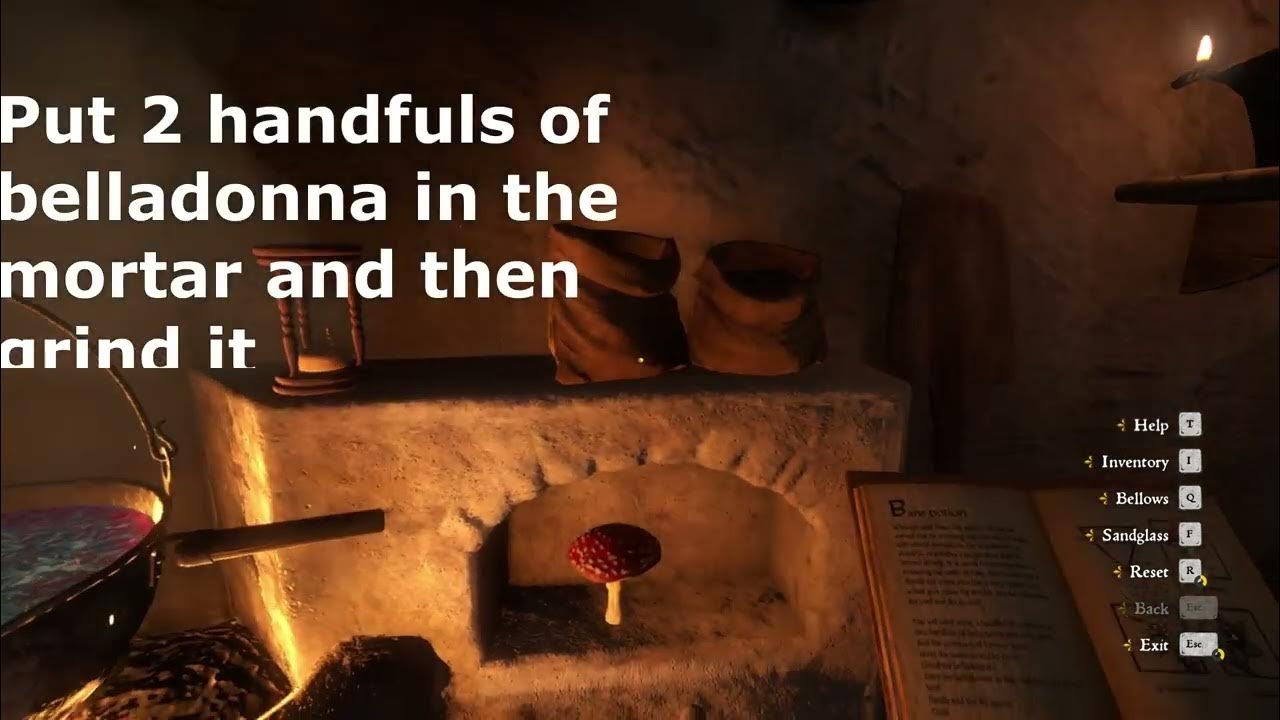 How to find the ingredients for and make the Bane potion Kingdom Come