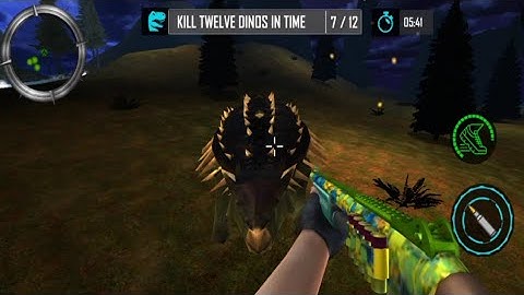real dino hunting gun games android gameplay part - 6