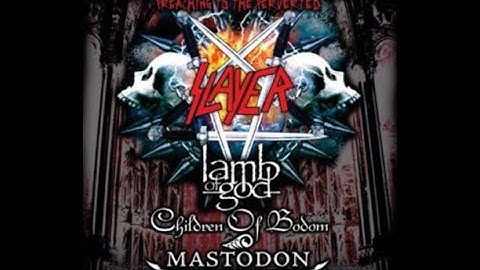 Slayer Unholy Alliance 2006 #slayer #COBHC #LOG #Mastodon #lambofgod #childrenofbodom #metal