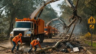 Mega Machines in Action: Restoring Order After the Storm’s Chaos!