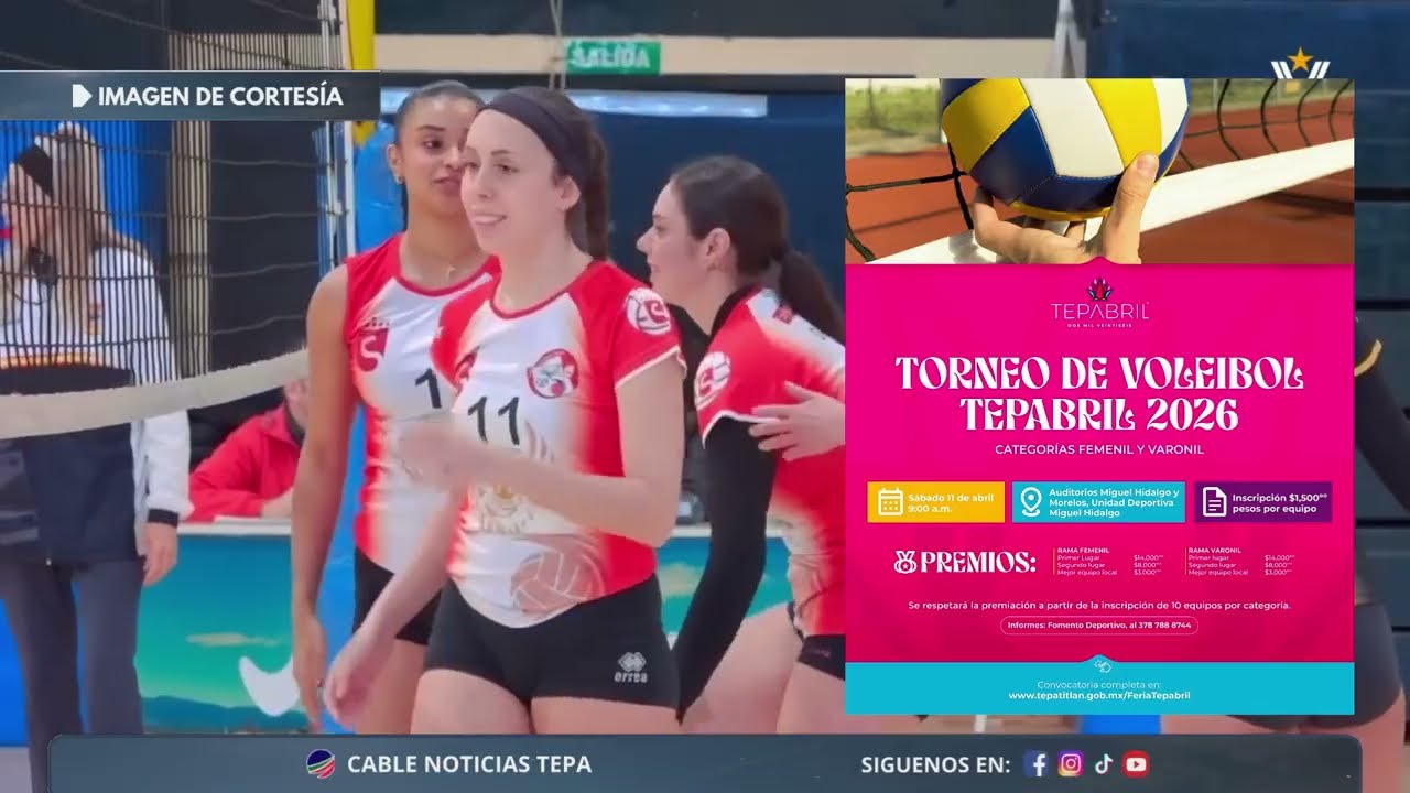 🏐 Arrancan las actividades deportivas de Tepabril con torneo de voleibol