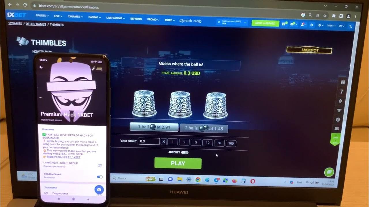 100 WIN MONEY WITH NEW HACK FOR 1XGAME THIMBLES FOR PC FOR 1XBET