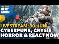 React Now in der großen Runde, Cyberpunk 2077 & Song of Horror - Find Your Next Game/FYNG | Tag 21