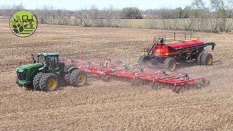 Farming in Canada • Aussaat • Drillen • Seeding • 2024 • John Deere • Väderstad