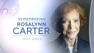 Memorial services for former first lady Rosalynn Carter begin in Georgia | full video