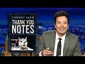 Thank You Notes: UConn&#39;s Mascot, Pigeons | The Tonight Show Starring Jimmy Fallon