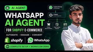 WhatsApp AI Agent for Shopify E-Commerce | Complete Setup & Workflow Demo