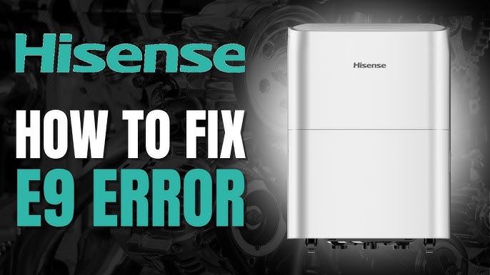 Hisense Dehumidifier E9 Error Code: Quick Fix Guide