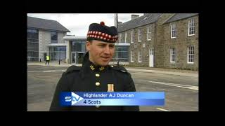 Stv News The Highlanders, 4Th Battalion, Royal Regiment Of Scotland 4 Scots - Starring Aj Duncan