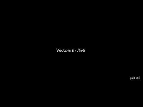 vector in java sinhala
