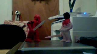 Clay Sword Fight with possible Demon