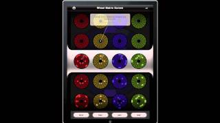 Loopseque. Music app for iPad. Wheel Matrix Screen