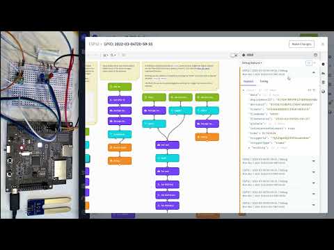 Drag-and-Drop Remote Controlled GPIO for ESP32 - video from Losant
