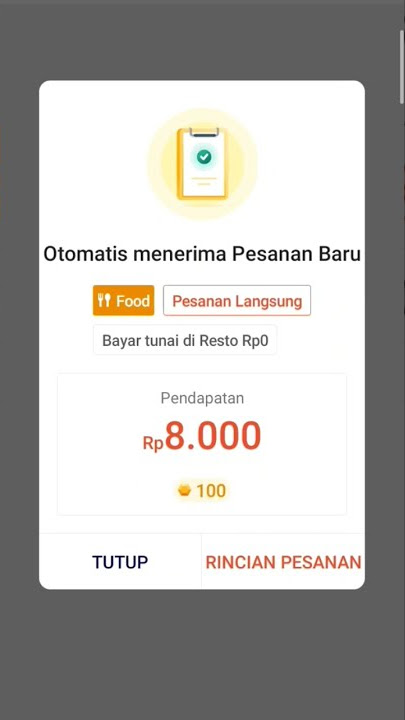 SUARA ORDERAN SHOPEE FOOD DRIVER !! Buat Prank #short #shorts