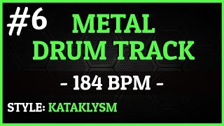 Metal Drum Track - #6 - Kataklysm Style - 184 BPM [HQ]