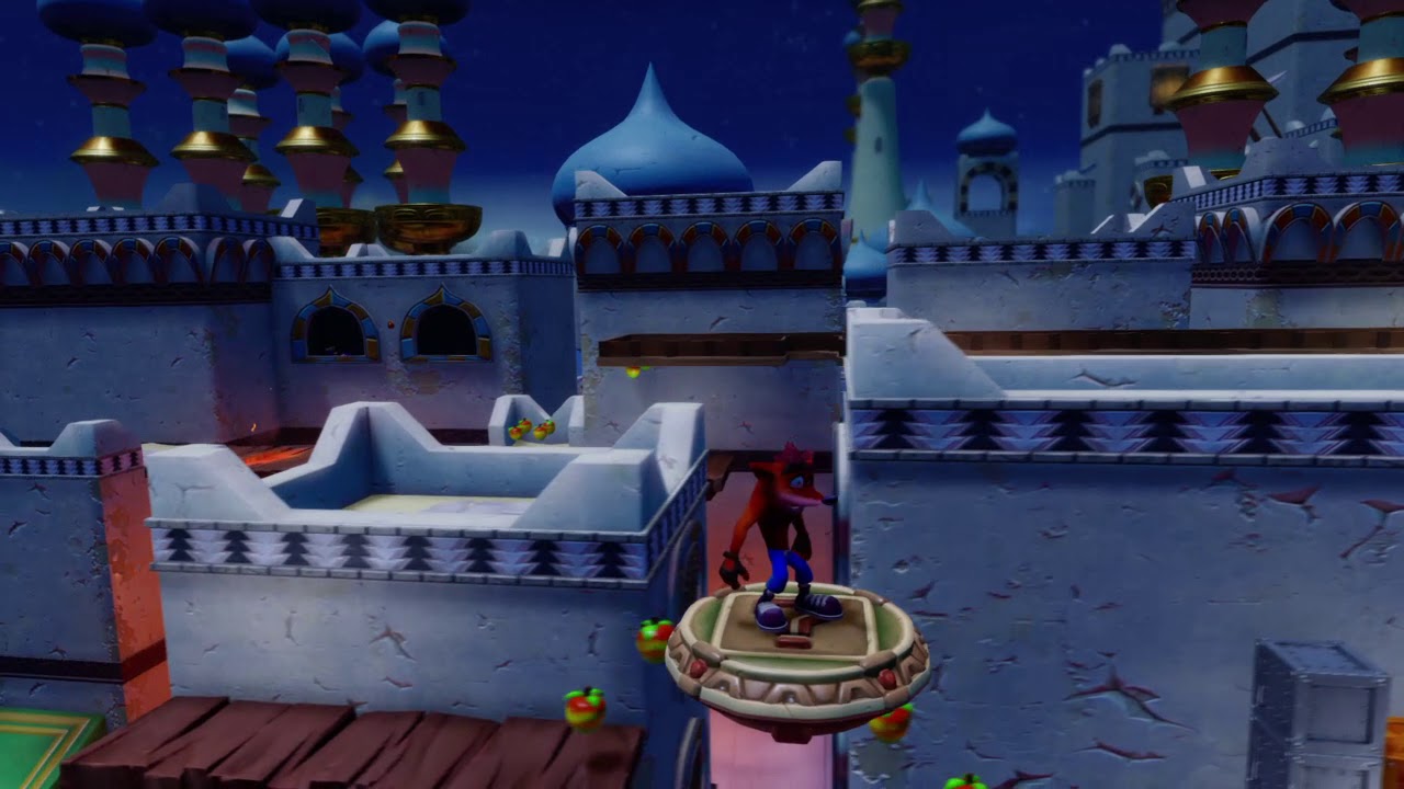 Crash Bandicoot Warped Level 13 High Time walkthrough PURPLE GEM