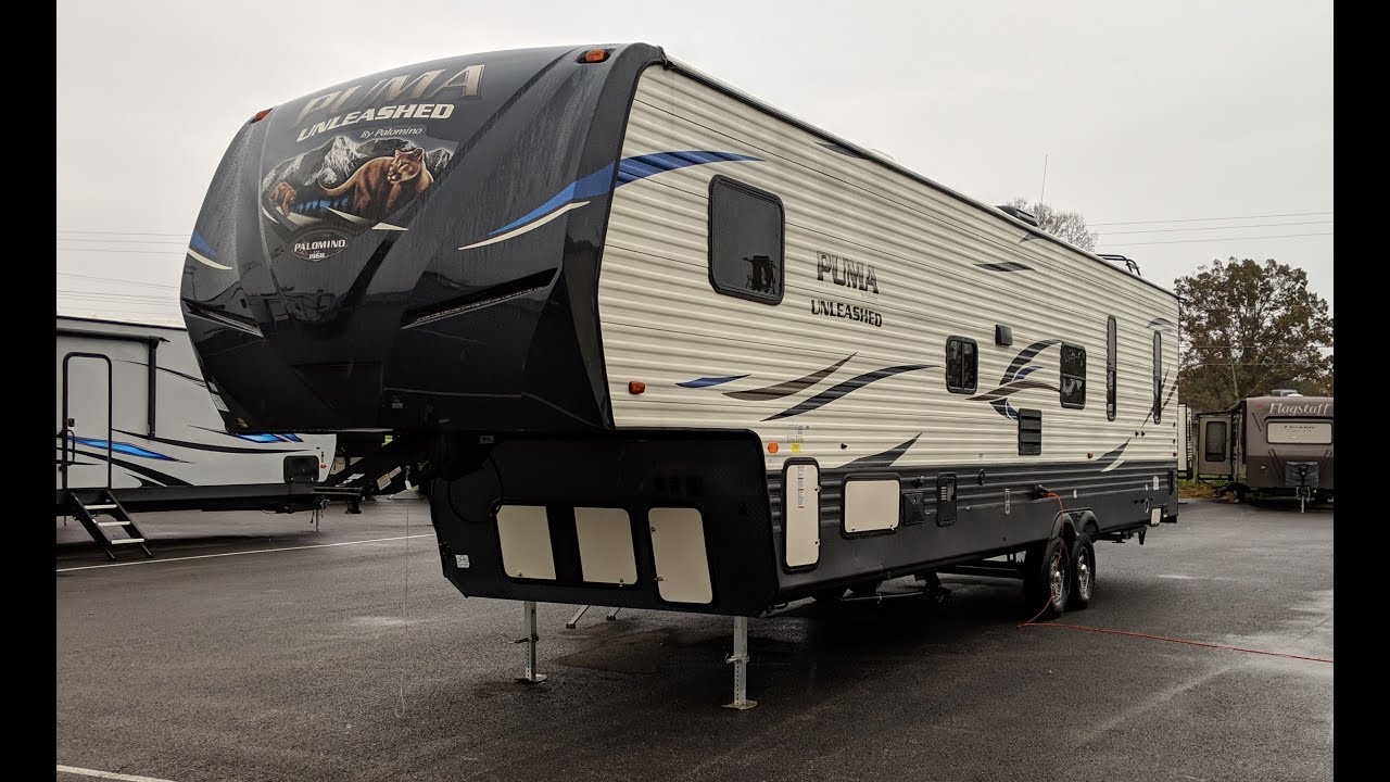 Palomino Puma Unleashed 384FQS Toy Hauler at Big Daddy RVs with a 10 Yr ...