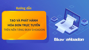 Hướng dẫn Tạo và phát hành hóa đơn điện tử trực tuyến trên nền tảng Bkav eHoadon