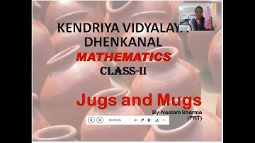 NCERT CLASS-II CHAPTER JUGS & MUGS ACTIVITY, Maths activity, Capacity, Basic concept of capacity