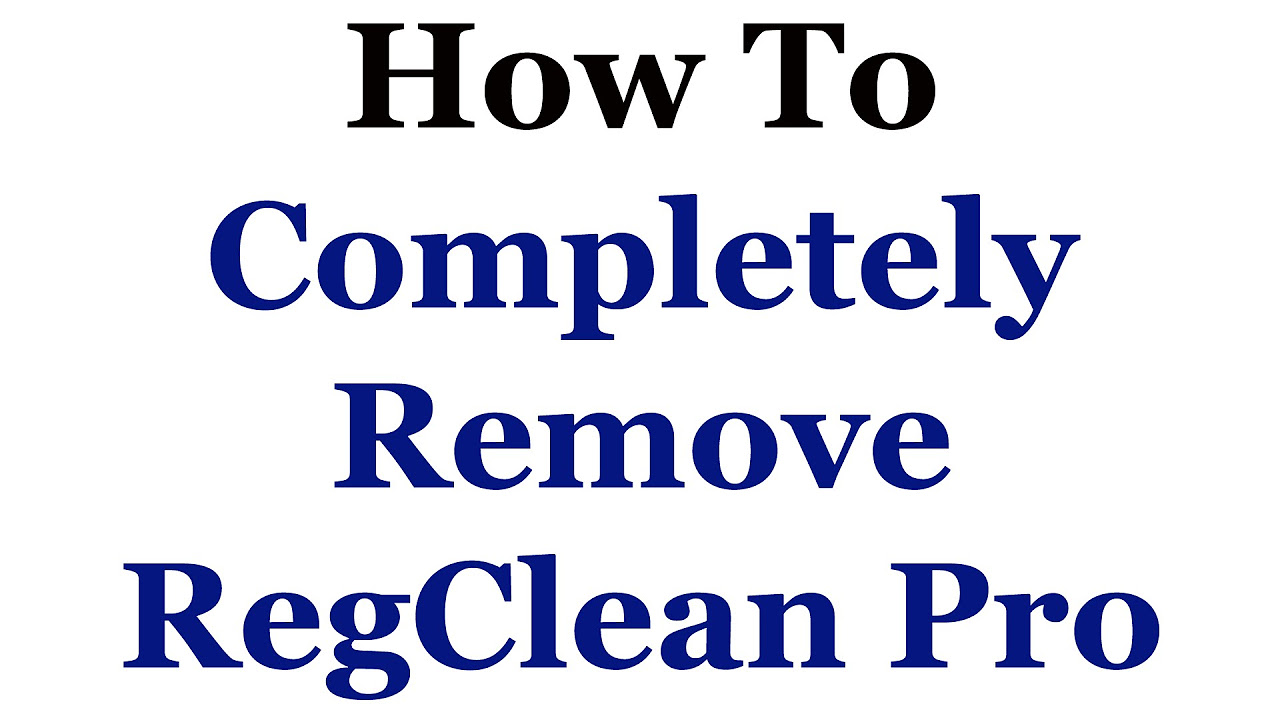 regclean pro คือ  New Update  How To Competely Remove Systweak RegClean Pro