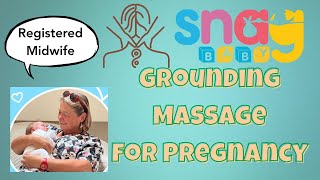 Grounding massage for help when needing to calm down, especially in labour.